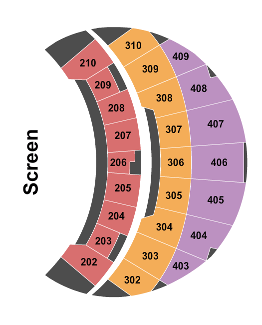 The Sphere Wizard of Oz Seating Chart